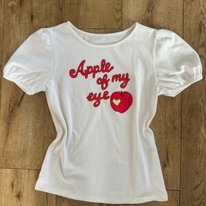 Blondita Apple Of My Eye Tee BNWT